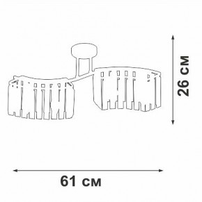 Потолочная люстра Vitaluce V5884 V5884-0/4PL в Коротчаево - korotchaevo.ok-mebel.com | фото 4