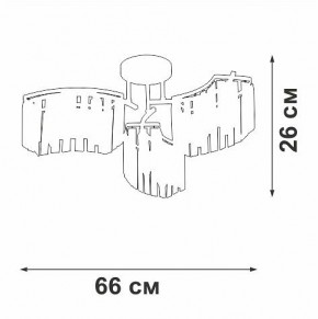 Потолочная люстра Vitaluce V5884 V5884-0/6PL в Коротчаево - korotchaevo.ok-mebel.com | фото 3