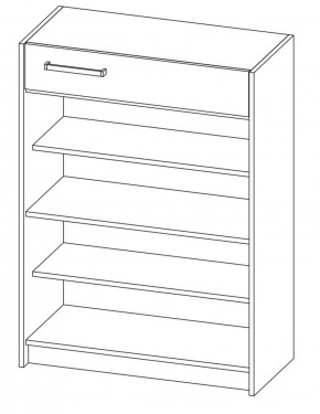 Прихожая Марица Тумба для обуви (ЯШ темный/ светлый) в Коротчаево - korotchaevo.ok-mebel.com | фото 2