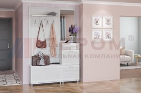 Прихожая Мелисса композиция 8 (Снежный Ясень) в Коротчаево - korotchaevo.ok-mebel.com | фото 1