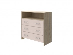 PROxSON Комод Varna (ЛДСП Бунратти+ткань Бунратти/Ultra Суфле) 90x40 в Коротчаево - korotchaevo.ok-mebel.com | фото