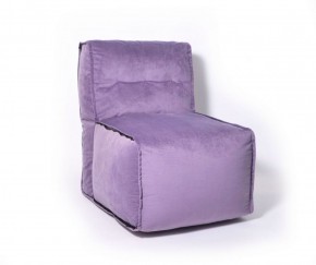 Прямое модульное бескаркасное кресло Комфорт (Фиолет велюр) в Коротчаево - korotchaevo.ok-mebel.com | фото