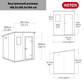 Сарай Манор Пентхаус 6x6 (MANOR PENT 6x6) в Коротчаево - korotchaevo.ok-mebel.com | фото 3