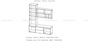 МИЛАН-1 Секция ТВ (ЦРК.МЛН.01 секция ТВ) в Коротчаево - korotchaevo.ok-mebel.com | фото 2