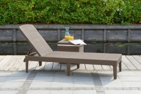 Шезлонг Джайпур (Jaipur Sun lounger) капучино в Коротчаево - korotchaevo.ok-mebel.com | фото 2