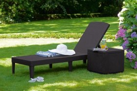 Шезлонг Джайпур (Jaipur Sun lounger) виски-коричневый в Коротчаево - korotchaevo.ok-mebel.com | фото 2