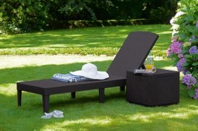 Шезлонг Джайпур (Jaipur Sun lounger) виски-коричневый в Коротчаево - korotchaevo.ok-mebel.com | фото 2