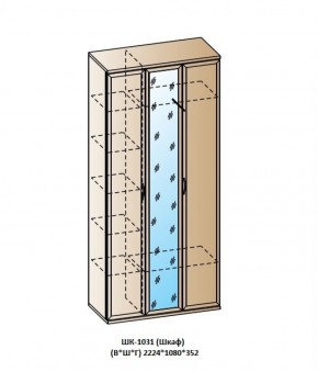 ШК-1031 (Шкаф) в Коротчаево - korotchaevo.ok-mebel.com | фото