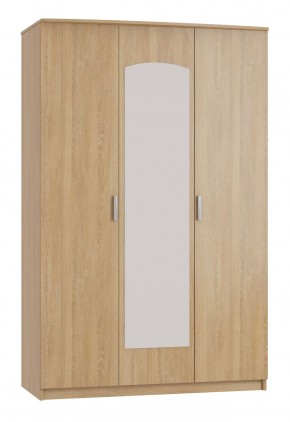 Шкаф 3-х дверный с зеркалом Шк210.1 МС Ирина в Коротчаево - korotchaevo.ok-mebel.com | фото