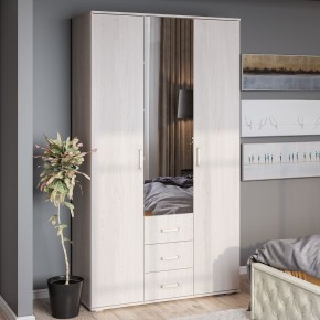 Шкаф 3-х створчатый Белла (Ясень белый) в Коротчаево - korotchaevo.ok-mebel.com | фото