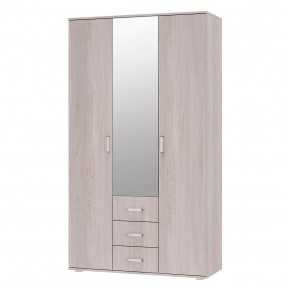Шкаф 3-х створчатый Белла (Ясень белый) в Коротчаево - korotchaevo.ok-mebel.com | фото 3