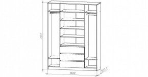 НИЦЦА-3 Шкаф 4-х дверный (НЦ.03) в Коротчаево - korotchaevo.ok-mebel.com | фото 2