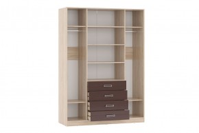 Шкаф 4-х дверный с ящиками Румба в Коротчаево - korotchaevo.ok-mebel.com | фото 2