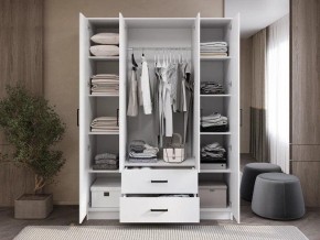 Шкаф 4-х створчатый Титан (белый) в Коротчаево - korotchaevo.ok-mebel.com | фото 2