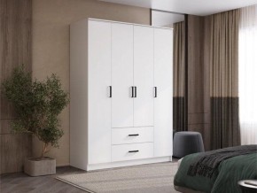 Шкаф 4-х створчатый Титан (белый) в Коротчаево - korotchaevo.ok-mebel.com | фото 5