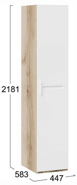Шкаф для белья Фьюжн ТД-260.07.01 в Коротчаево - korotchaevo.ok-mebel.com | фото 4