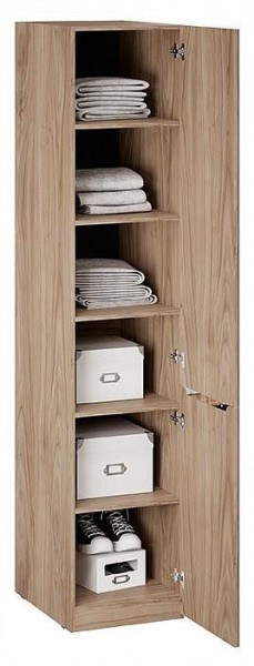 Шкаф для белья Глосс СМ-319.07.001 в Коротчаево - korotchaevo.ok-mebel.com | фото 2