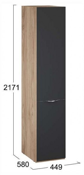 Шкаф для белья Глосс СМ-319.07.001 в Коротчаево - korotchaevo.ok-mebel.com | фото 4
