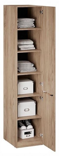 Шкаф для белья Глосс СМ-319.07.002 в Коротчаево - korotchaevo.ok-mebel.com | фото 2