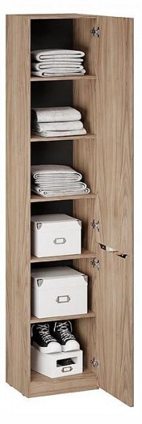 Шкаф для белья Глосс СМ-319.07.011 в Коротчаево - korotchaevo.ok-mebel.com | фото 2