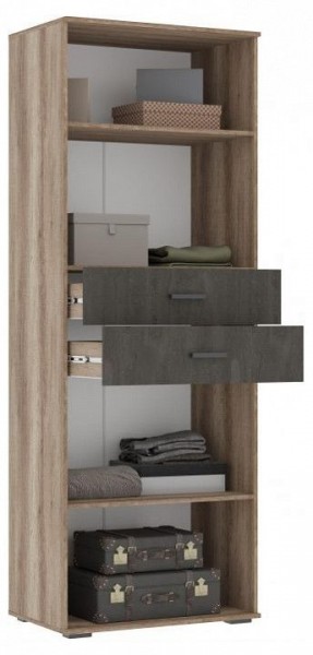 Шкаф для белья Паркинс в Коротчаево - korotchaevo.ok-mebel.com | фото 2