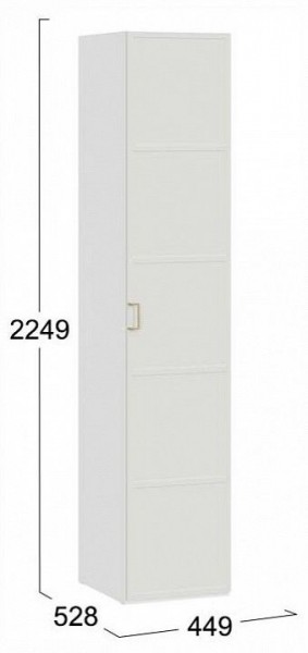 Шкаф для белья Стелла в Коротчаево - korotchaevo.ok-mebel.com | фото 4