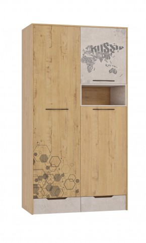 Шкаф для одежды 3 двери и 2 ящика Шк134.0 ДС Стэнфорд в Коротчаево - korotchaevo.ok-mebel.com | фото