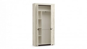 Шкаф для одежды 33.18 "Лючия" (бетон пайн белый / венге / белый) в Коротчаево - korotchaevo.ok-mebel.com | фото 2