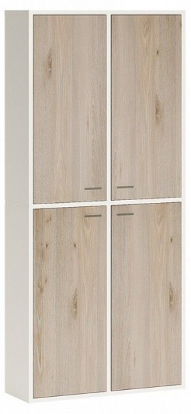 Шкаф книжный Домино СУ(ш2в2)+4ФГ в Коротчаево - korotchaevo.ok-mebel.com | фото