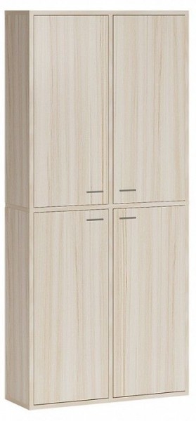 Шкаф книжный Домино СУ(ш2в2)+4ФГ в Коротчаево - korotchaevo.ok-mebel.com | фото