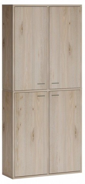 Шкаф книжный Домино СУ(ш2в2)+4ФГ в Коротчаево - korotchaevo.ok-mebel.com | фото
