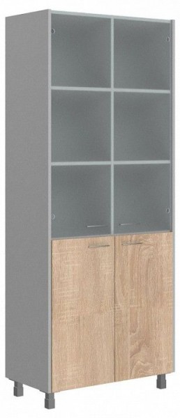 Шкаф книжный Offix New OHC 87.2 в Коротчаево - korotchaevo.ok-mebel.com | фото