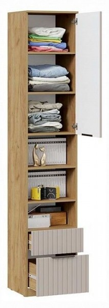 Шкаф комбинированный Хилтон Исп. 2 в Коротчаево - korotchaevo.ok-mebel.com | фото 3