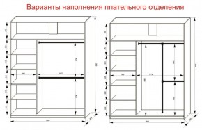 Шкаф-купе 1800 серии SOFT D1+D3+B2+PL1 (2 ящика+1штанга) профиль «Графит» в Коротчаево - korotchaevo.ok-mebel.com | фото 7