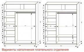 Шкаф-купе 1800 серии SOFT D8+D2+B2+PL4 (2 ящика+F обр.штанга) профиль «Графит» в Коротчаево - korotchaevo.ok-mebel.com | фото 7