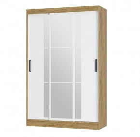 Шкаф-купе Тайм ШКК-03 (крафт/белый) в Коротчаево - korotchaevo.ok-mebel.com | фото