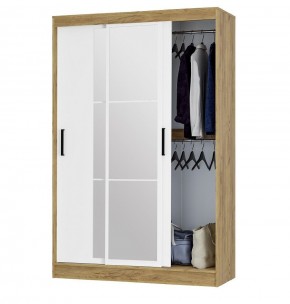Шкаф-купе Тайм ШКК-03 (крафт/белый) в Коротчаево - korotchaevo.ok-mebel.com | фото 2