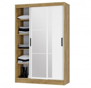 Шкаф-купе Тайм ШКК-03 (крафт/белый) в Коротчаево - korotchaevo.ok-mebel.com | фото 3