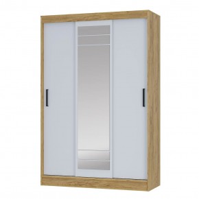 Шкаф-купе Тео ШКК-02 (крафт/белый) в Коротчаево - korotchaevo.ok-mebel.com | фото 2