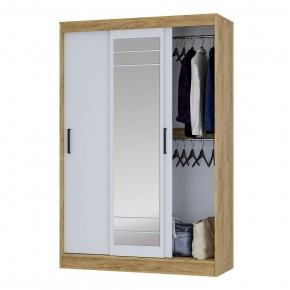 Шкаф-купе Тео ШКК-02 (крафт/белый) в Коротчаево - korotchaevo.ok-mebel.com | фото 3