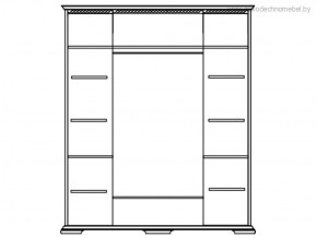 Шкаф Лика (ММ 137-01/04Б) без зеркал в Коротчаево - korotchaevo.ok-mebel.com | фото 2
