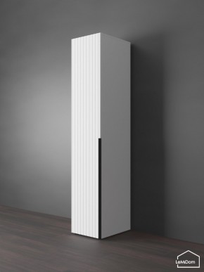 Шкаф Linnea MHR-1-2 2050х400х510 (Белый-М 11.1.2) в Коротчаево - korotchaevo.ok-mebel.com | фото