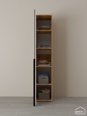 Шкаф Linnea MHR-1-2 2050х400х510 (ДВ-М 11.1.25) в Коротчаево - korotchaevo.ok-mebel.com | фото 4