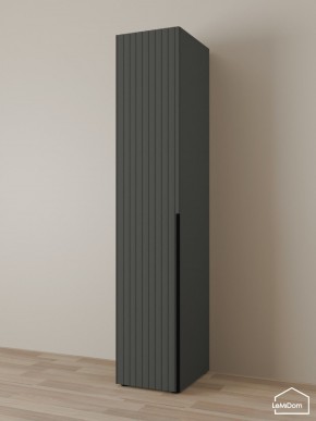 Шкаф Linnea MHR-1-2 2050х400х510 (Графит-М 11.1.25) в Коротчаево - korotchaevo.ok-mebel.com | фото