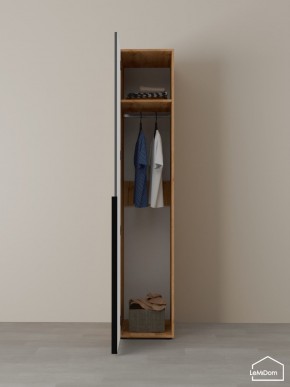 Шкаф Linnea MHR-1 2050х400х510 (ДВ-М 11.1.25) в Коротчаево - korotchaevo.ok-mebel.com | фото 4