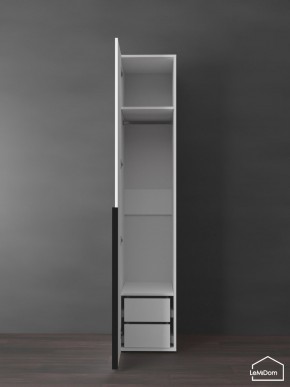 Шкаф Linnea MHR-1-3 2050х400х510 (Белый-М 11.1.2) в Коротчаево - korotchaevo.ok-mebel.com | фото 6