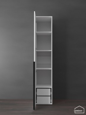 Шкаф Linnea MHR-1-3 2050х400х510 (Белый-М 11.1.2) в Коротчаево - korotchaevo.ok-mebel.com | фото 7