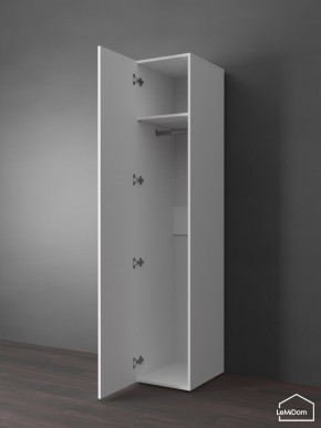 Шкаф Linnea MHR-1PO 2050х400х510 (Белый-М 11.1.1) в Коротчаево - korotchaevo.ok-mebel.com | фото 4
