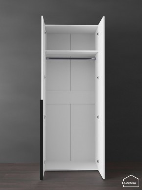 Шкаф Linnea MHR-2 2050х800х510 (Белый-М 11.1.2) в Коротчаево - korotchaevo.ok-mebel.com | фото 4