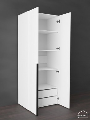 Шкаф Linnea MHR-2-4 2050х800х510 (Белый-М 11.1.1) в Коротчаево - korotchaevo.ok-mebel.com | фото 6
